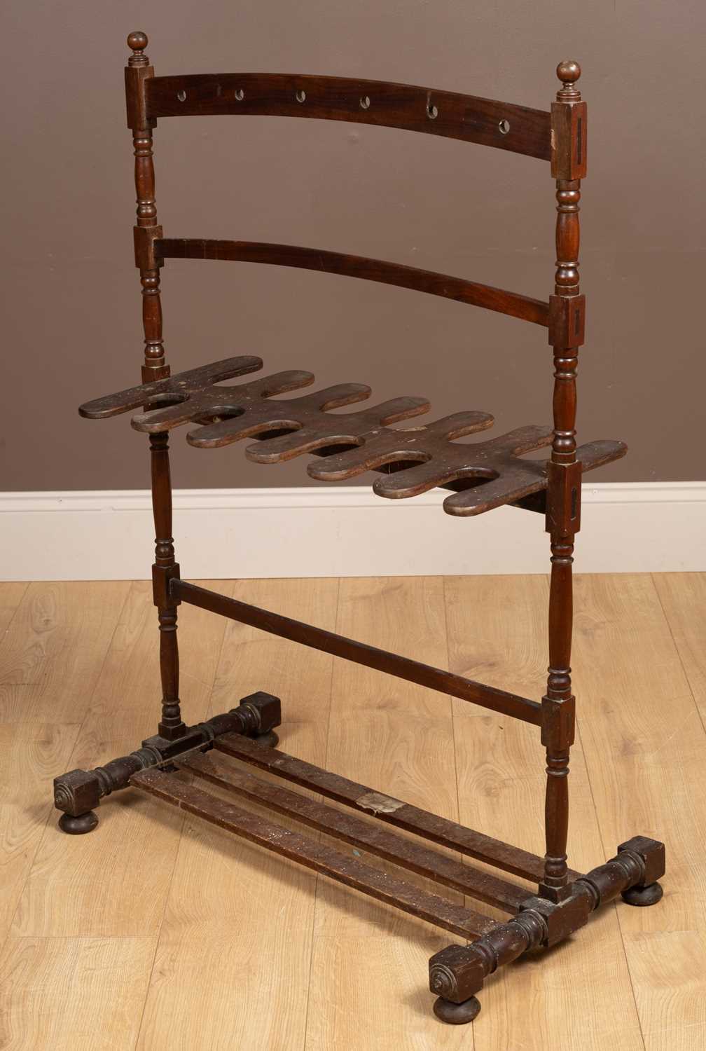 Lot 145 - A 20th century boot rack