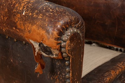 Lot 153 - A leather chair