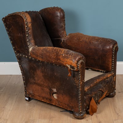 Lot 153 - A leather chair