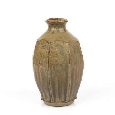 Lot 587 - Mike Dodd (b.1943) Bottle vase stoneware, with...