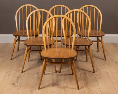 Lot 175 - A set of six Ercol chairs