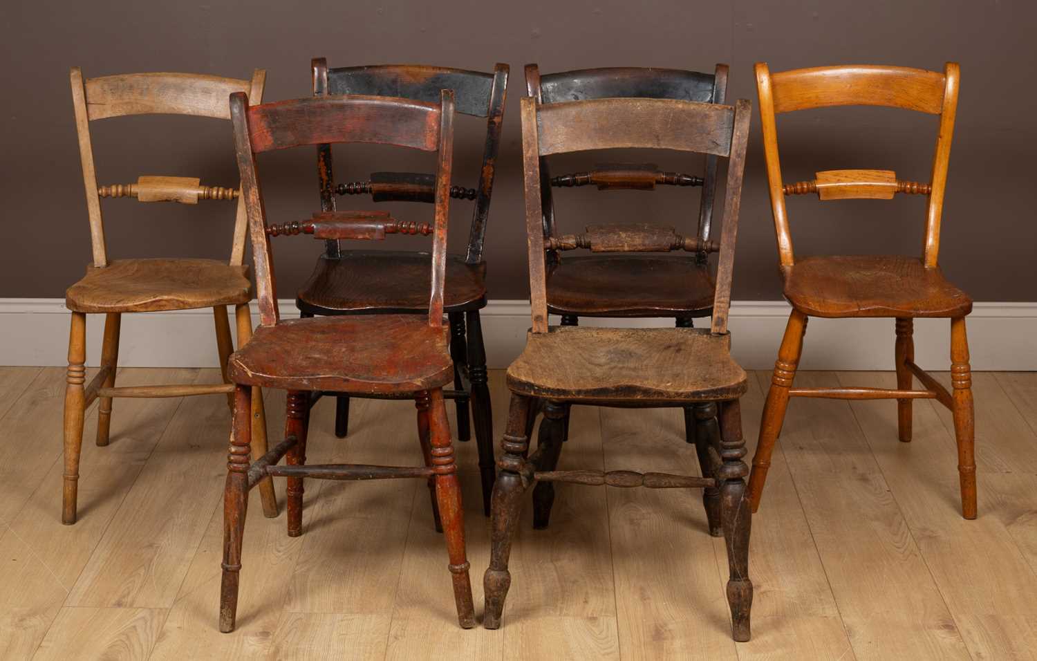 Lot 178 - Six farmhouse chairs