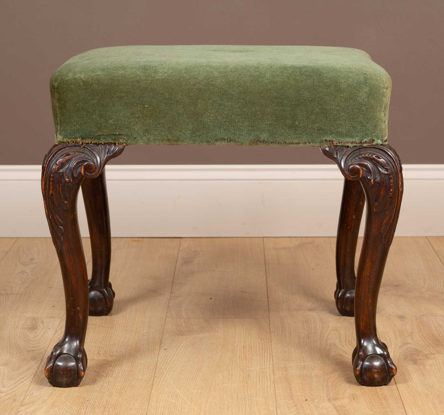 Mahogany dressing 2024 table stool