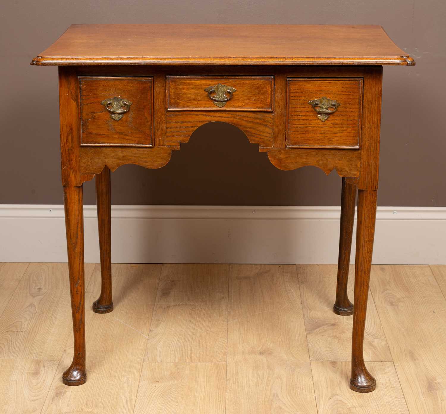 Lot 199 - A 19th-century oak low boy