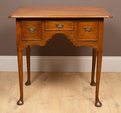 Lot 199 - A 19th-century oak low boy