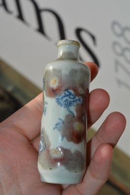 Lot 226 - Group of eight porcelain snuff bottles Chinese,...
