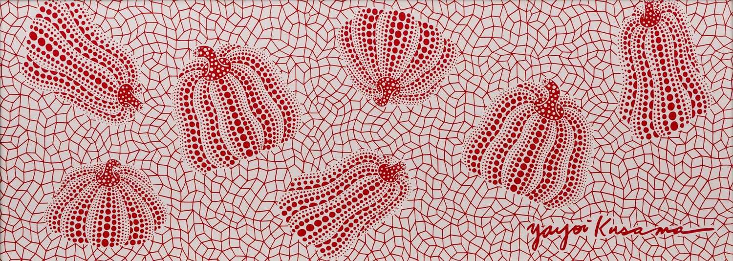 Lot 360 - Yayoi Kusama (b.1929) Pumpkins (red/white)...