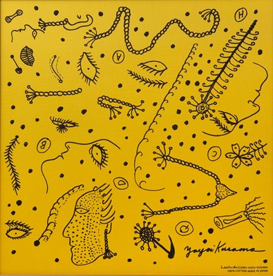 Lot 387 - Yayoi Kusama (b.1929) Faces screenprinted...