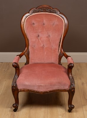 Lot 214 - A French style armchair