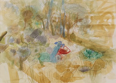 Lot 427 - Jane Dowling (1925-2023) Coloured Landscape...