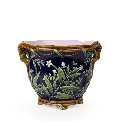 Lot 101 - A late 19th century Minton Majolica Jardinière,...