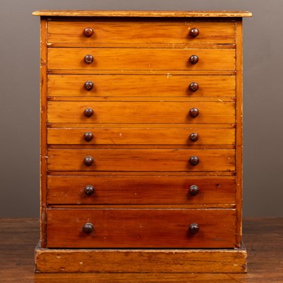 Lot 232 - A collector's cabinet