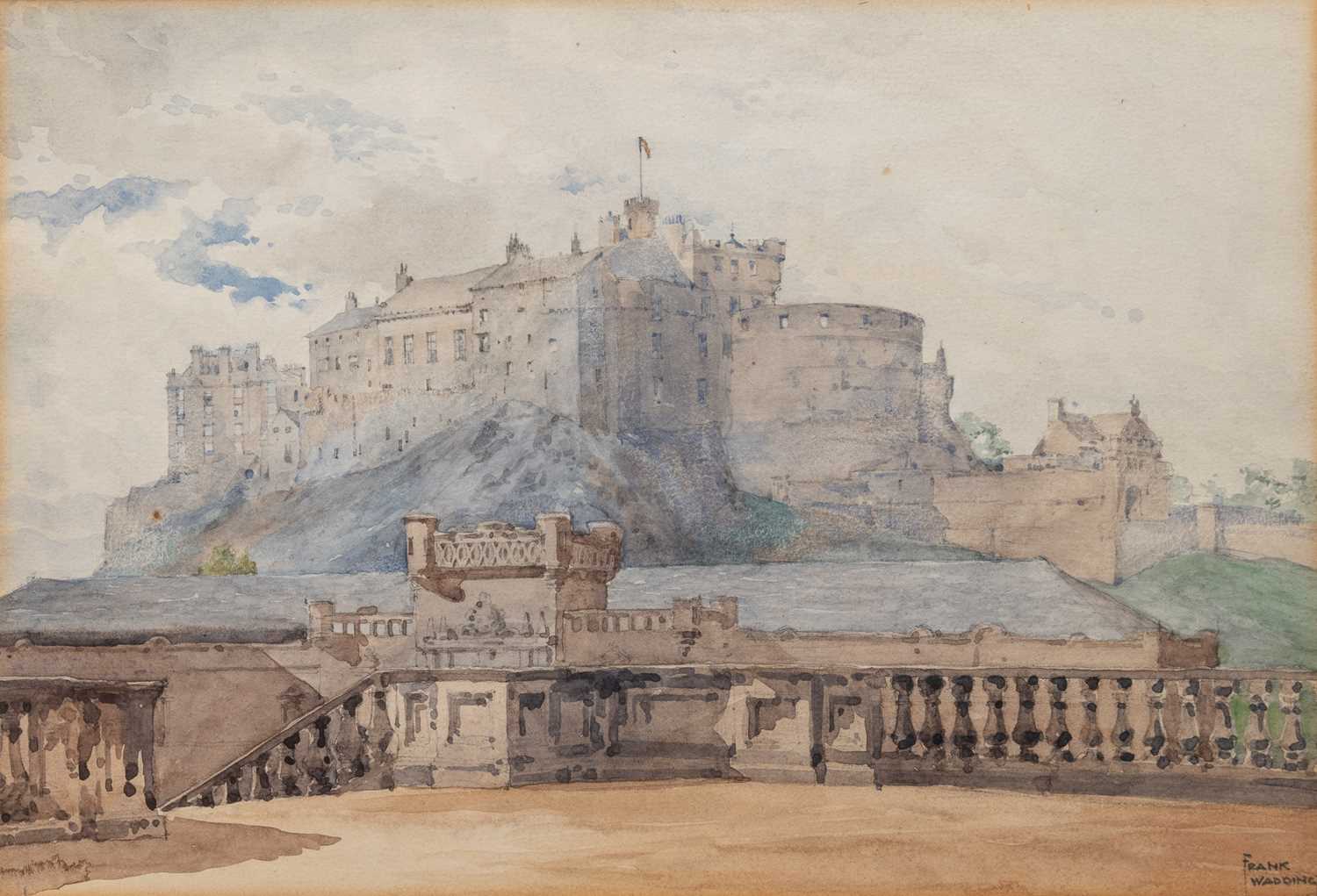 Lot 207 - Frank Waddington (1897-1952) Edinburgh Castle,...