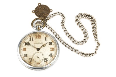 Lot 384 - A World War II military pocket watch by Jaeger-...