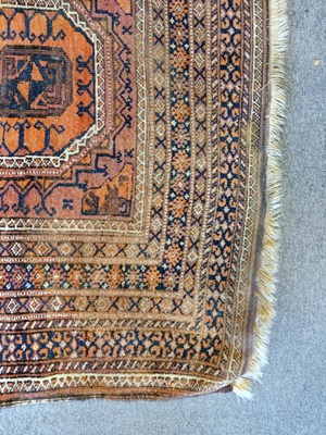 Lot 256 - A handwoven Afgan style rug