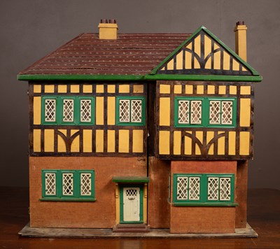 Lot 137 - A 1950's doll's house