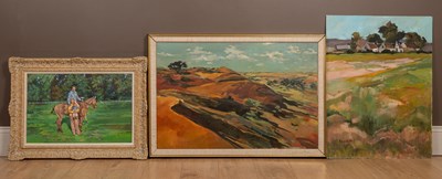 Lot 262 - Hildegard Reid (South Africa 1942-), two landscapes