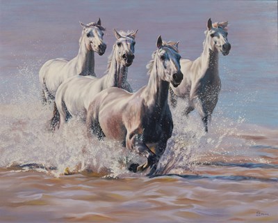 Lot 263 - M D Meyer, 20th century school, a collection of twenty-three pictures of horses