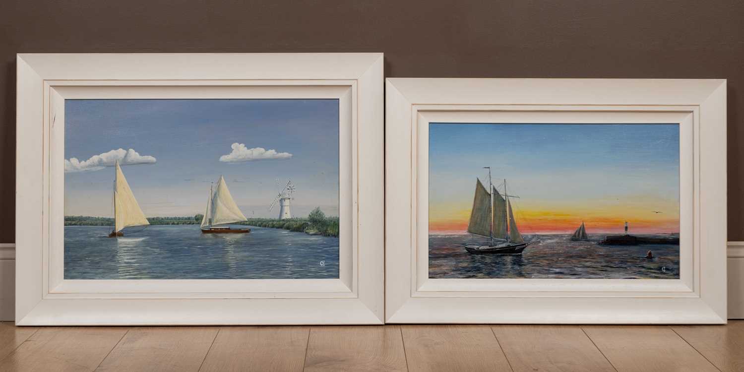 Lot 271 - Six yachting pictures