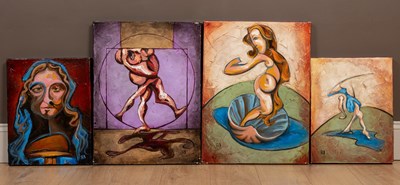 Lot 272 - Nine abstract compositions after Old Masters