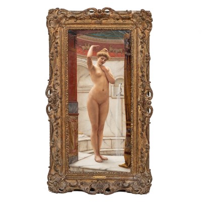 Lot 269 - John William Godward (1861-1942) The Pompeian...