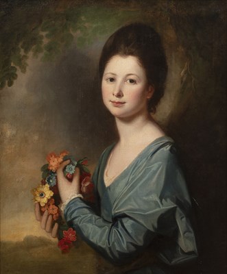 Lot 271 - George Romney (1734-1802) Portrait of Madame...