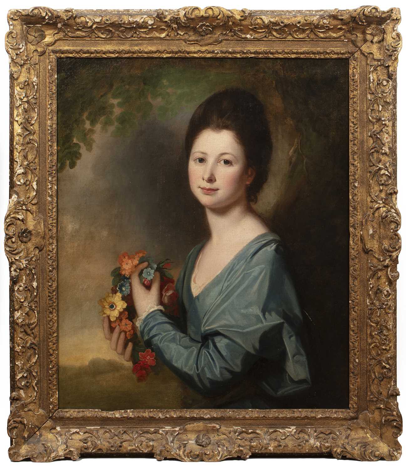 Lot 271 - George Romney (1734-1802) Portrait of Madame...