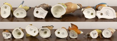 Lot 316 - Collection of twelve Royal Worcester bird...