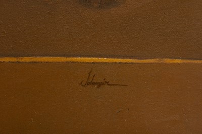 Lot 292 - Jahangir Hossain five abstract studies of nudes together with one other abstract Madonna and child