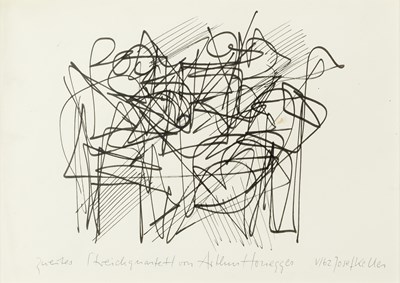 Lot 30 - Helmut Grieshaber (1909-1981) Figures and...