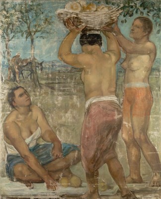 Lot 172 - Kurt Witte (1882-1959) Three Water Carriers...