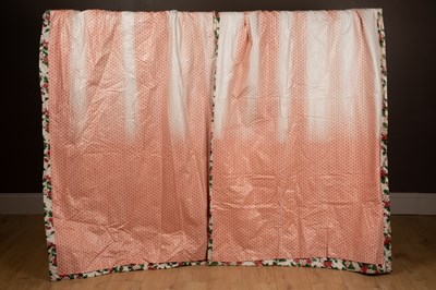 Lot 29 - Three pairs of matching lined curtains