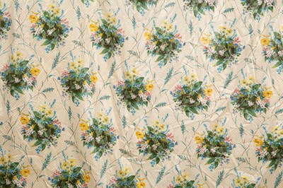 Lot 458 - A pair of lined curtains