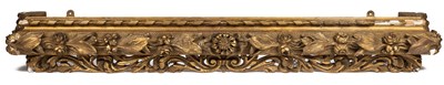 Lot 452 - A carved giltwood pelmet