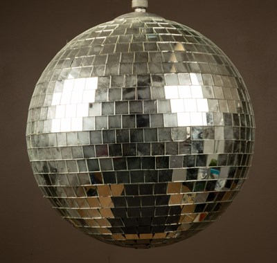 Lot 181 - A large disco glitter ball