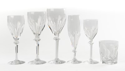 Lot 322 - A suite of wine glasses