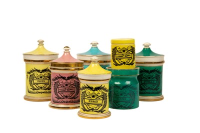 Lot 462 - A collection of various Portmeirion jars and covers