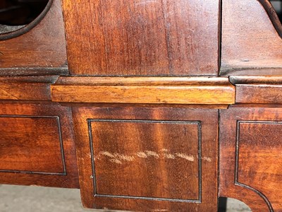 Lot 358 - A walnut octagonal dining table