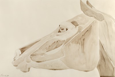 Lot Elisabeth Frink (1930-1993) Horse's Head, 1980...