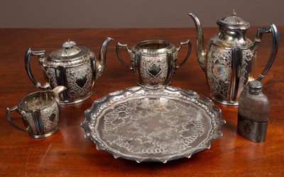 Lot 349 - A collection of silver plated wares