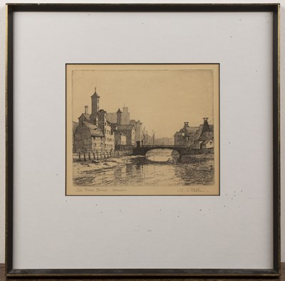 Lot 105 - Alfred Bentley (1879-1923) 'Landscape with...