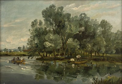 Lot 286 - Thomas Churchyard (1798-1865) 'River in...