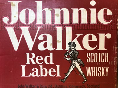 Lot 435 - A unopened case box of Johnnie Walker Red Label Scotch whisky