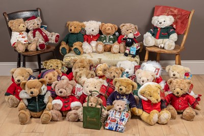 Lot 139 - A collection of 26 modern Harrods teddy bears