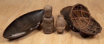 Lot 445 - Various items of Oceanic and African art