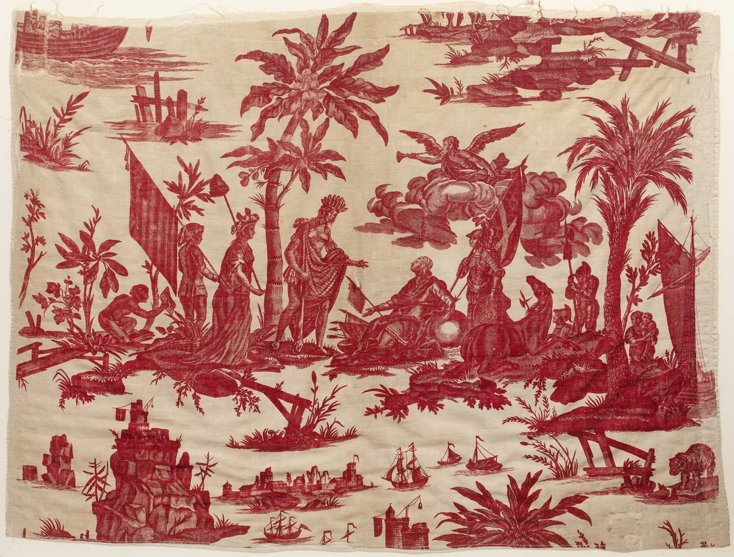 Lot 36 A Late 18th Century French Toile De Jouy lot-36-a-late-18th-century-french-toile-de-jouy