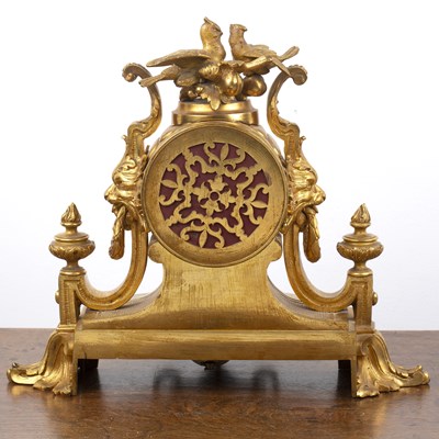 Lot 53 - French ormolu and porcelain mounted eight-day...