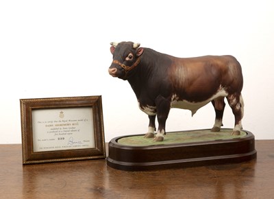 Lot 289 - Royal Worcester porcelain 'Daisy Shorthorn...