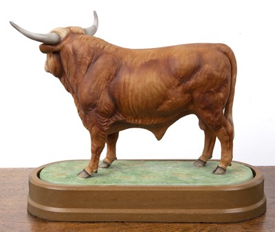 Lot 291 - Royal Worcester porcelain 'Highland bull'...