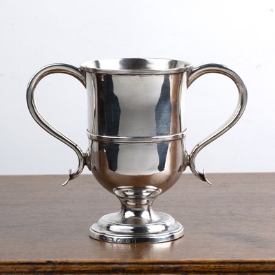 Lot 202 - George III silver twin handled trophy or...